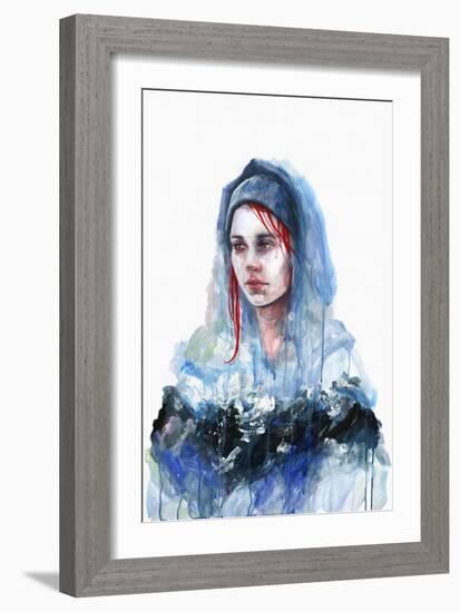 Missing Oceans-Agnes Cecile-Framed Art Print