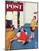 "Missing Shoe" Saturday Evening Post Cover, September 8, 1951-Jack Welch-Mounted Giclee Print