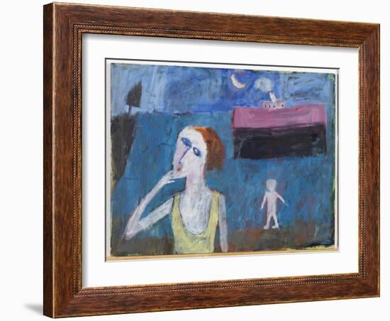 Missing the Boat, 2005-Susan Bower-Framed Premium Giclee Print