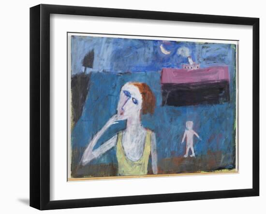Missing the Boat, 2005-Susan Bower-Framed Premium Giclee Print