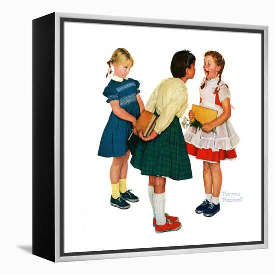 "Missing tooth", September 7,1957-Norman Rockwell-Framed Premier Image Canvas