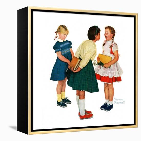 "Missing tooth", September 7,1957-Norman Rockwell-Framed Premier Image Canvas