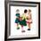 "Missing tooth", September 7,1957-Norman Rockwell-Framed Giclee Print