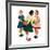 "Missing tooth", September 7,1957-Norman Rockwell-Framed Giclee Print