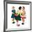 "Missing tooth", September 7,1957-Norman Rockwell-Framed Giclee Print