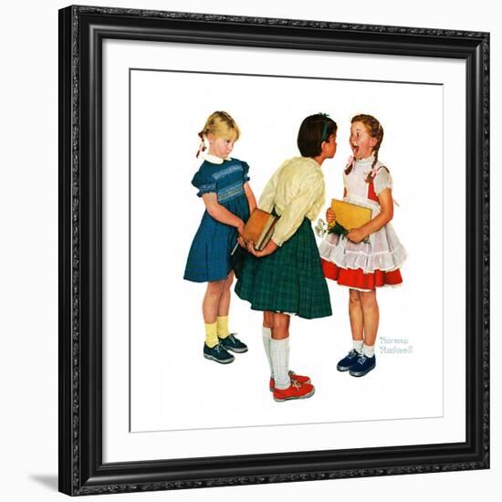 "Missing tooth", September 7,1957-Norman Rockwell-Framed Giclee Print