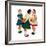 "Missing tooth", September 7,1957-Norman Rockwell-Framed Giclee Print