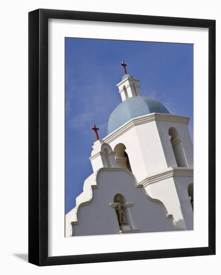 Mission at San Luis Rye, Oceanside, California-Nancy & Steve Ross-Framed Photographic Print