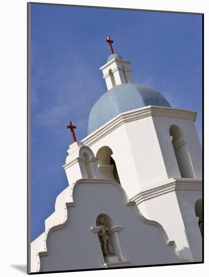 Mission at San Luis Rye, Oceanside, California-Nancy & Steve Ross-Mounted Photographic Print