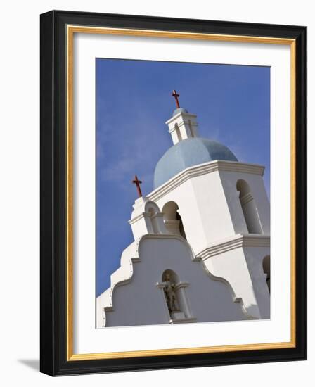 Mission at San Luis Rye, Oceanside, California-Nancy & Steve Ross-Framed Photographic Print