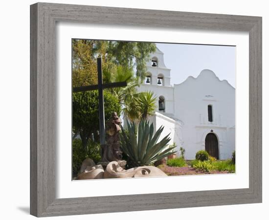 Mission Basilica San Diego De Alcala, San Diego, California, USA-Michael DeFreitas-Framed Photographic Print