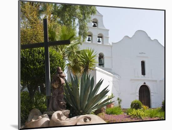Mission Basilica San Diego De Alcala, San Diego, California, USA-Michael DeFreitas-Mounted Photographic Print