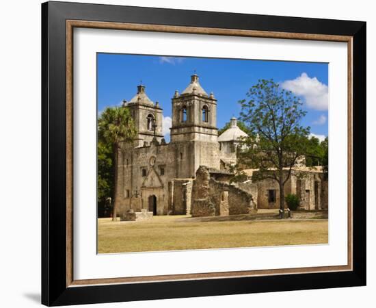 Mission Concepcion, San Antonio, Texas, United States of America, North America-Michael DeFreitas-Framed Photographic Print