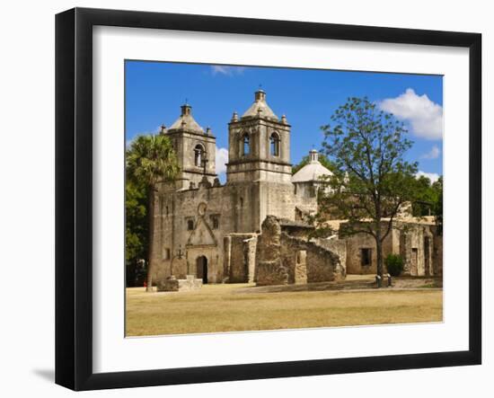 Mission Concepcion, San Antonio, Texas, United States of America, North America-Michael DeFreitas-Framed Photographic Print