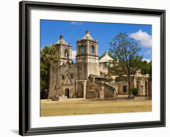 Mission Concepcion, San Antonio, Texas, United States of America, North America-Michael DeFreitas-Framed Photographic Print