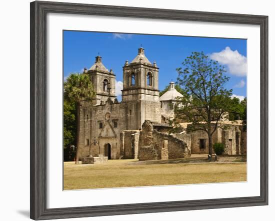 Mission Concepcion, San Antonio, Texas, United States of America, North America-Michael DeFreitas-Framed Photographic Print