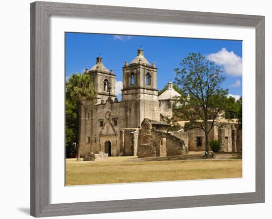 Mission Concepcion, San Antonio, Texas, United States of America, North America-Michael DeFreitas-Framed Photographic Print