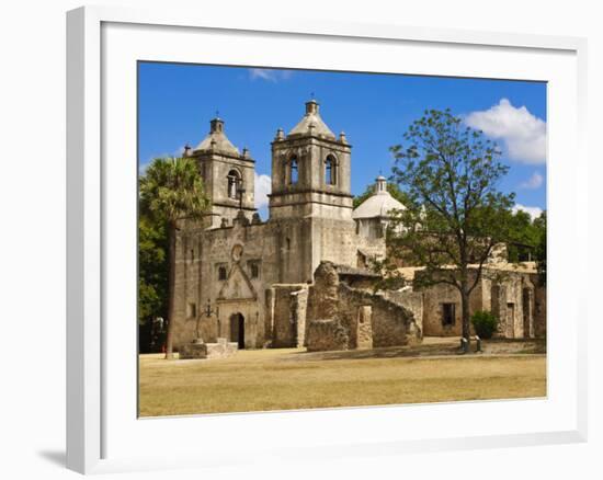 Mission Concepcion, San Antonio, Texas, United States of America, North America-Michael DeFreitas-Framed Photographic Print