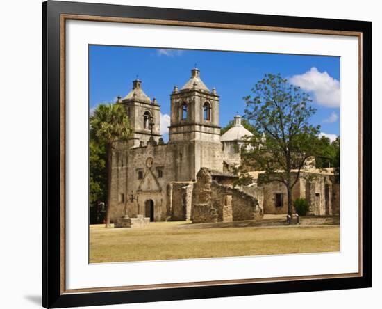 Mission Concepcion, San Antonio, Texas, United States of America, North America-Michael DeFreitas-Framed Photographic Print