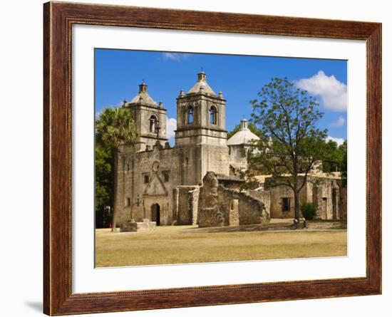 Mission Concepcion, San Antonio, Texas, United States of America, North America-Michael DeFreitas-Framed Photographic Print