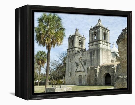 Mission Concepcion, San Antonio, Texas, USA-Ethel Davies-Framed Premier Image Canvas