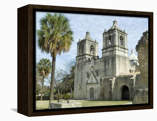 Mission Concepcion, San Antonio, Texas, USA-Ethel Davies-Framed Premier Image Canvas
