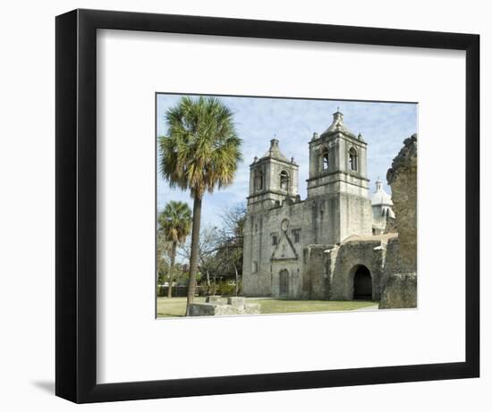 Mission Concepcion, San Antonio, Texas, USA-Ethel Davies-Framed Photographic Print