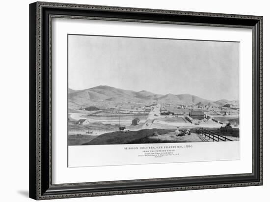 Mission Dolores, San Francisco, California, 1860-C.B. Gifford and L. Nagel-Framed Giclee Print