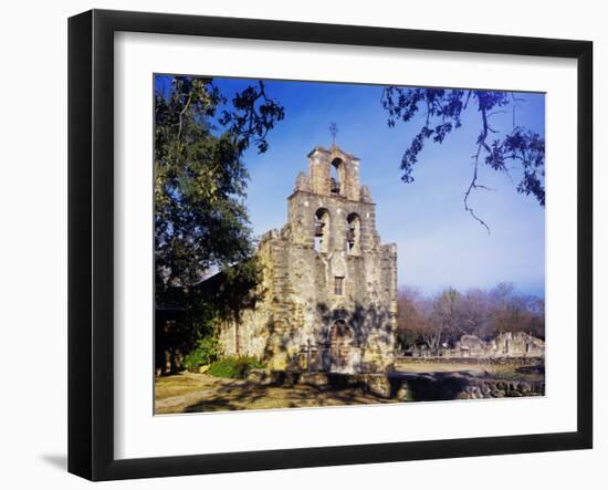 Mission Espada, Missions National Historic Park, San Antonio, Texas, USA-Rolf Nussbaumer-Framed Photographic Print