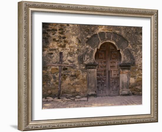 Mission Espada, San Antonio, Texas, USA-null-Framed Photographic Print