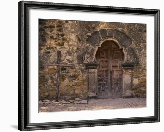 Mission Espada, San Antonio, Texas, USA-null-Framed Photographic Print