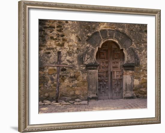 Mission Espada, San Antonio, Texas, USA-null-Framed Photographic Print