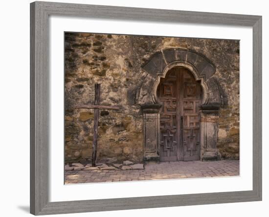 Mission Espada, San Antonio, Texas, USA-null-Framed Photographic Print