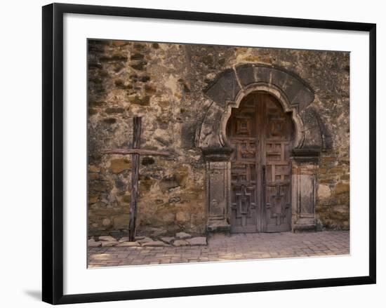 Mission Espada, San Antonio, Texas, USA-null-Framed Photographic Print