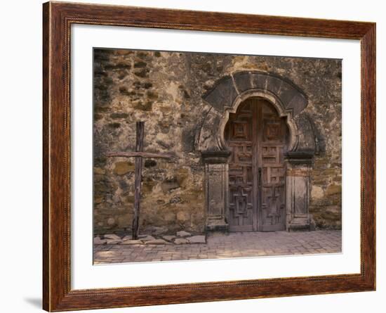 Mission Espada, San Antonio, Texas, USA-null-Framed Photographic Print