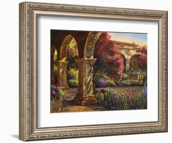 Mission Garden-Clif Hadfield-Framed Art Print