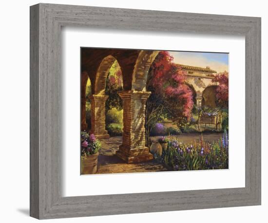 Mission Garden-Clif Hadfield-Framed Art Print