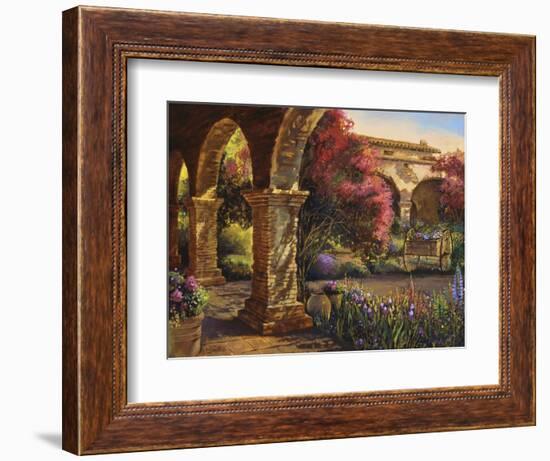 Mission Garden-Clif Hadfield-Framed Art Print