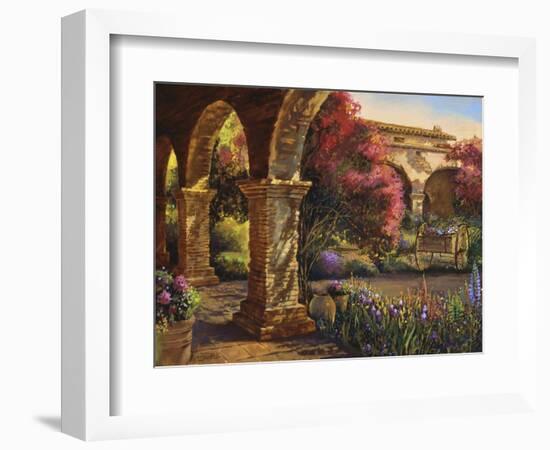 Mission Garden-Clif Hadfield-Framed Art Print