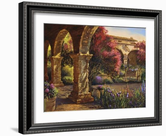 Mission Garden-Clif Hadfield-Framed Art Print