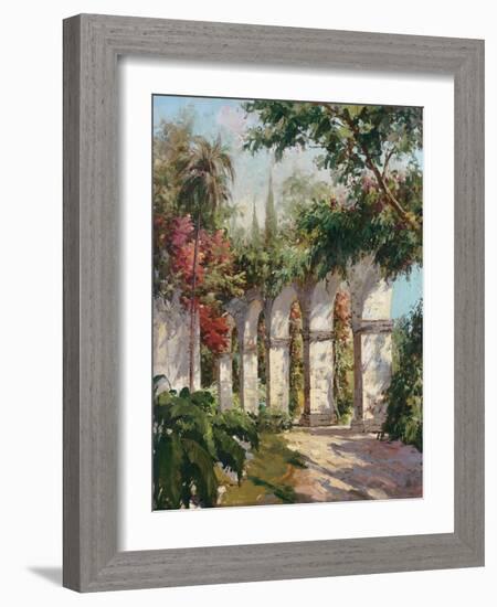 Mission Gardens-Alberto Pasini-Framed Art Print