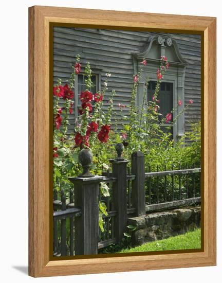 Mission House Front Door, Stockbridge, Berkshires, Massachusetts, USA-Lisa S. Engelbrecht-Framed Premier Image Canvas