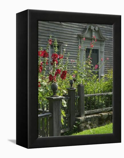 Mission House Front Door, Stockbridge, Berkshires, Massachusetts, USA-Lisa S. Engelbrecht-Framed Premier Image Canvas