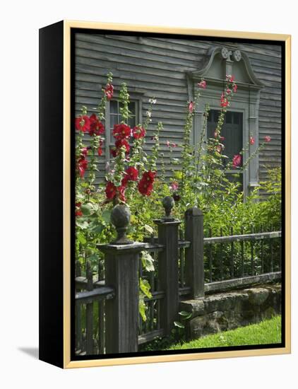 Mission House Front Door, Stockbridge, Berkshires, Massachusetts, USA-Lisa S. Engelbrecht-Framed Premier Image Canvas