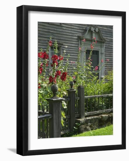 Mission House Front Door, Stockbridge, Berkshires, Massachusetts, USA-Lisa S. Engelbrecht-Framed Photographic Print