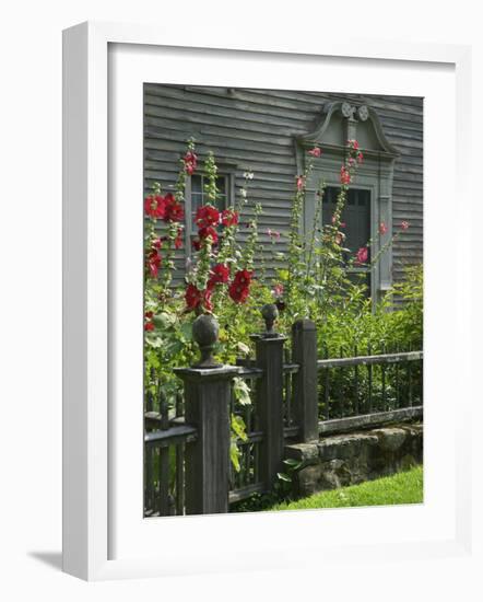 Mission House Front Door, Stockbridge, Berkshires, Massachusetts, USA-Lisa S. Engelbrecht-Framed Photographic Print