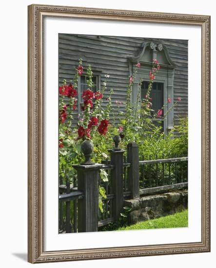 Mission House Front Door, Stockbridge, Berkshires, Massachusetts, USA-Lisa S. Engelbrecht-Framed Photographic Print