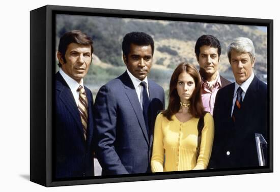 Mission : impossible with Leonard Nimoy, Greg Morris, Lesley Ann Warren, Peter Lupus and Peter Grav-null-Framed Stretched Canvas
