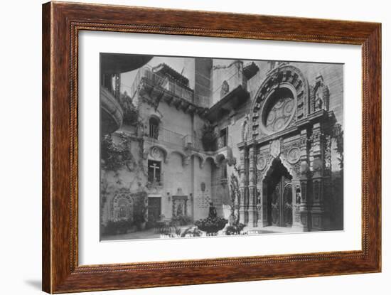 Mission Inn Courtyard Riverside, California Photograph - Riverside, CA-Lantern Press-Framed Art Print