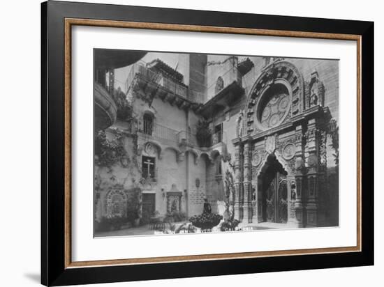 Mission Inn Courtyard Riverside, California Photograph - Riverside, CA-Lantern Press-Framed Art Print